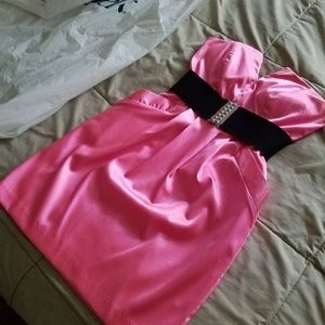 Jodi Kristopher pink prom dress size 3